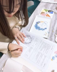 港区御成門のポーセラーツ教室SALON DE RAYで対話しながら学ぶ資格取得コース